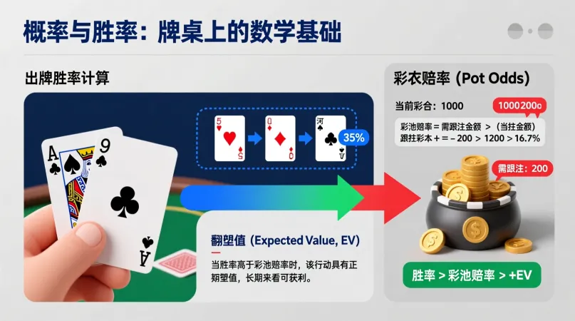 德州撲克期望值與概率完整解析