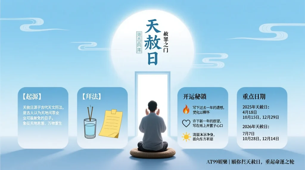 天赦日由來與個人轉運全指南