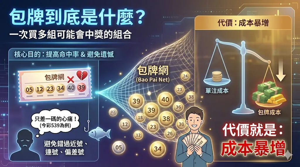 包牌划不划算？一次看懂包牌成本、期望值與風險（AT99 數學化解析）