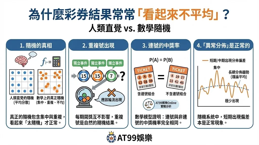 彩券中的偏差現象解析