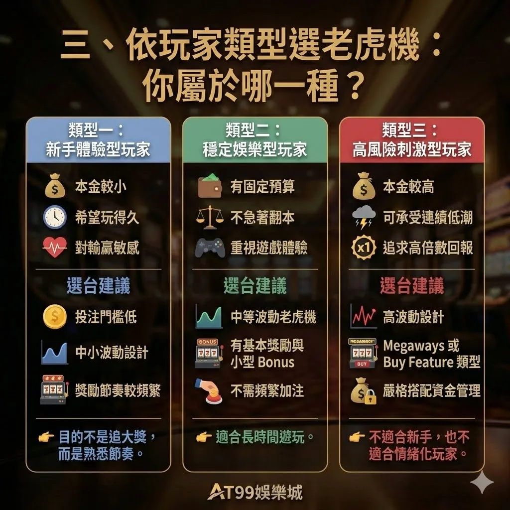 老虎機選台策略全解析：在 AT99娛樂城 找到真正適合你的遊戲