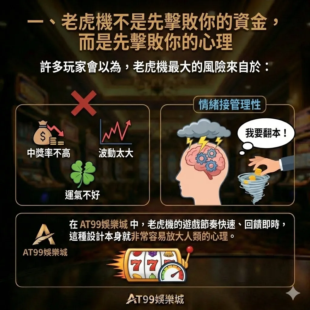 老虎機下注心理學解析：為什麼人總在快輸光時，做出最錯的決定？