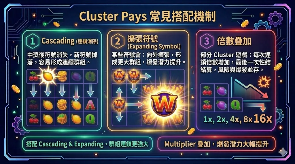 Cluster Pays 是什麼？老虎機群組支付機制原理與風險解析