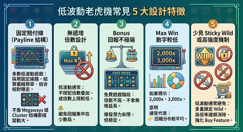 低波動老虎機有哪些特徵？穩定型結構設計完整解析