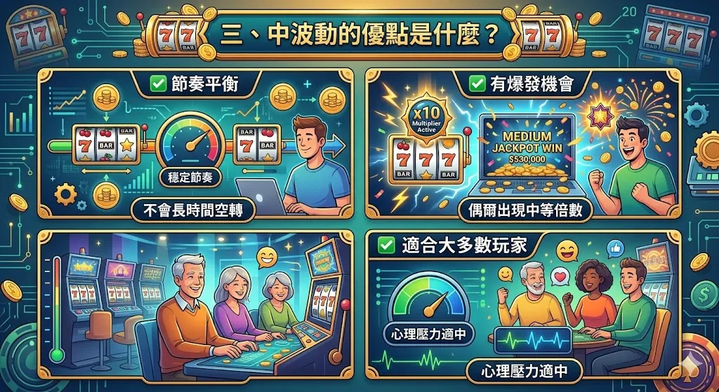 中波動老虎機有哪些特徵？平衡型結構設計完整解析
