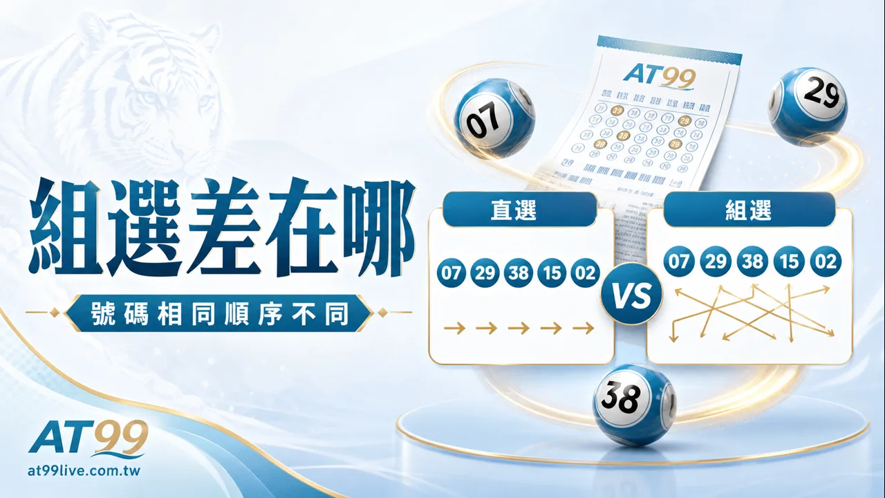 3星彩組選差異，號碼相同順序不同