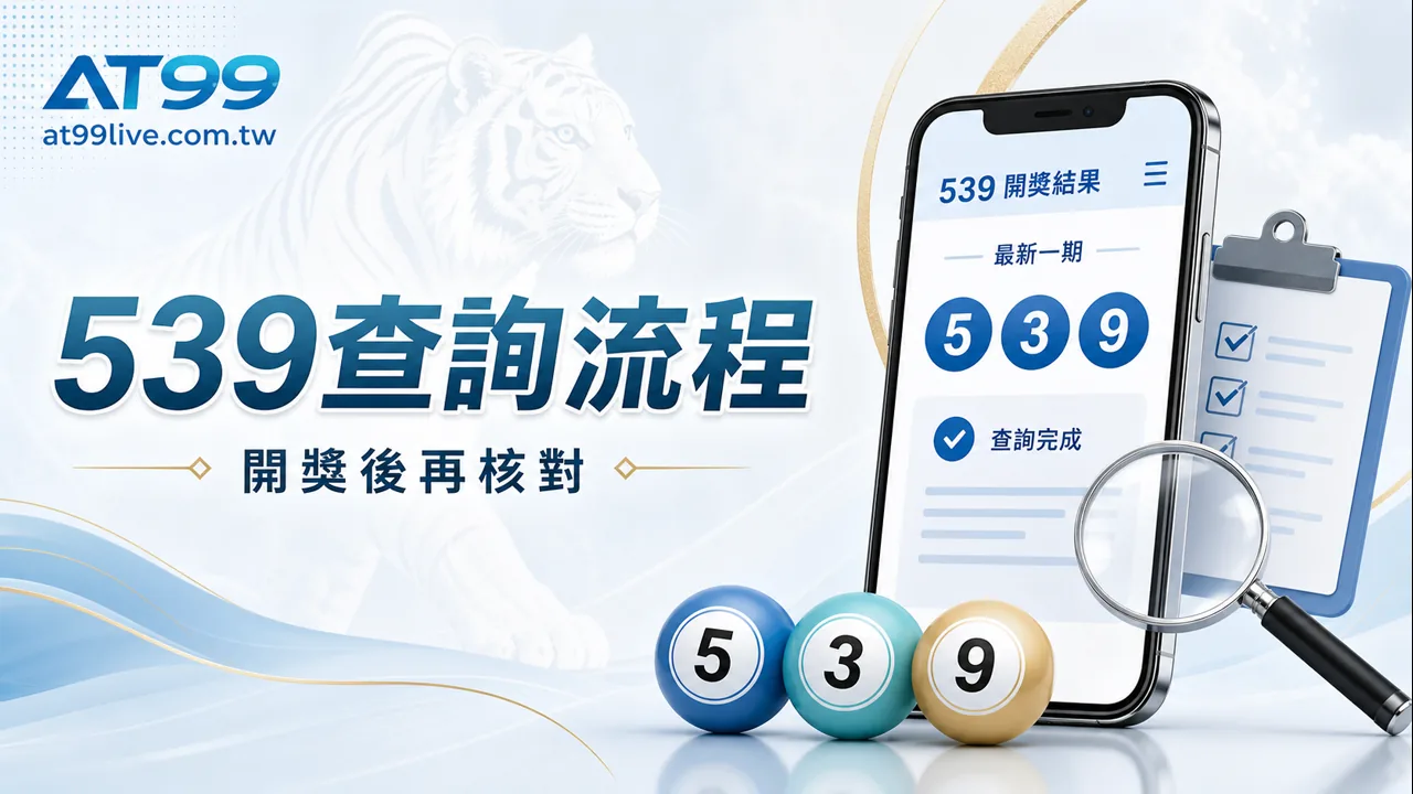 539查詢流程，開獎後再核對