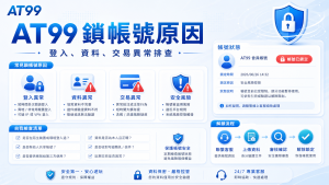 AT99 鎖帳號原因,登入、資料與交易異常排查