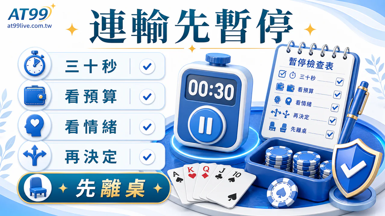 AT99 棋牌情緒觸發點：連輸後先暫停