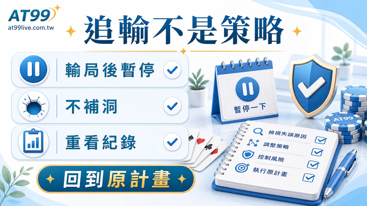 AT99 棋牌玩家自毀決策:不追損檢查