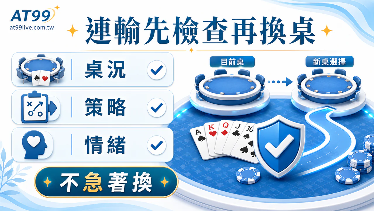 AT99 連輸時要不要換桌：換桌前判斷